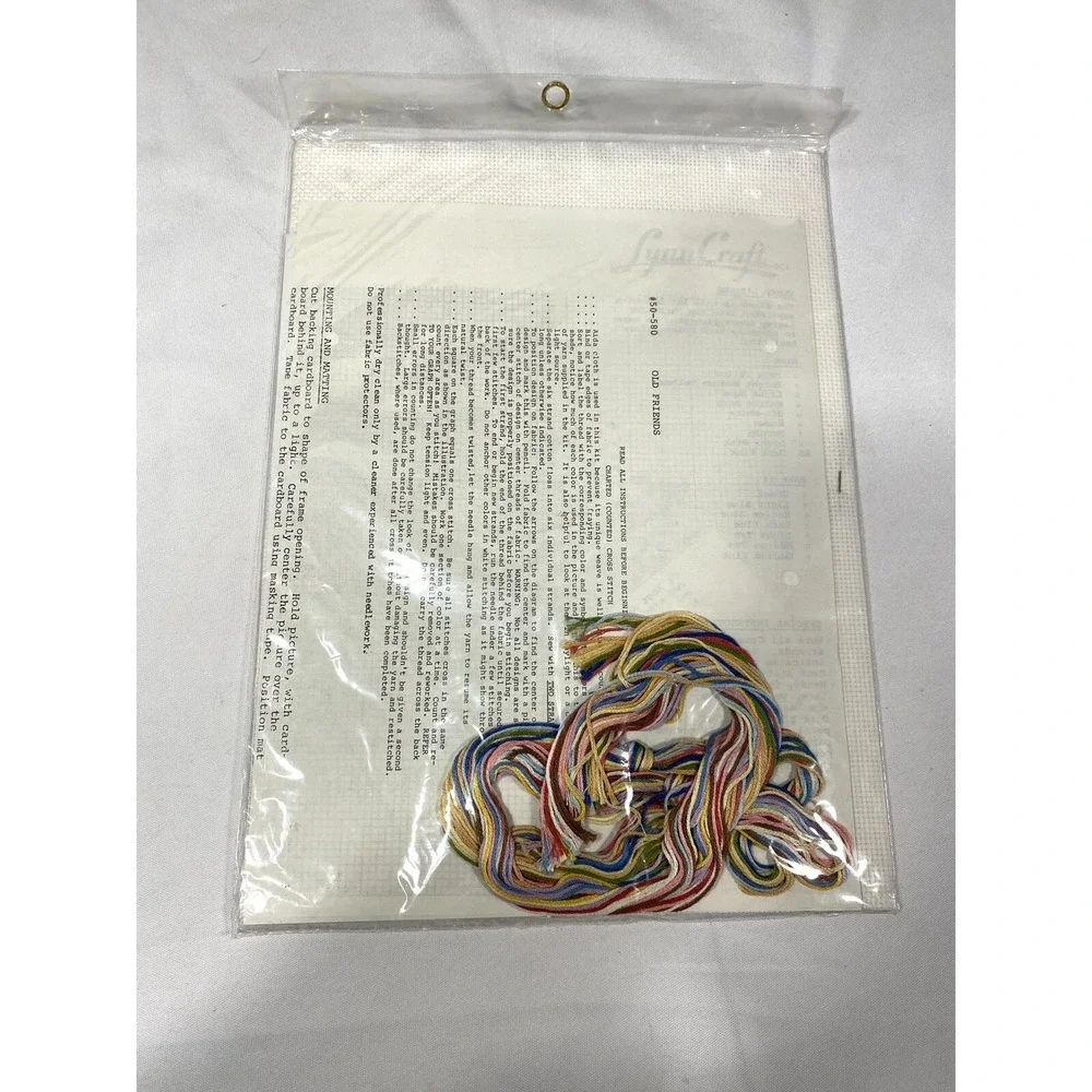 mats n stitches counted cross stitch kit old friends 50-580‎